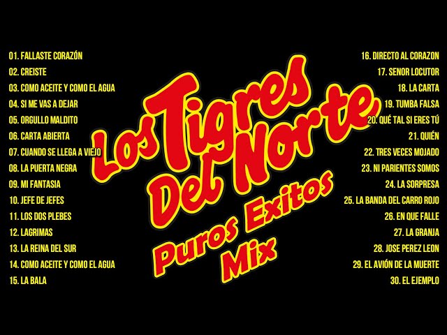 2 Hora De Puros Corridos De Los Tigres Del Norte Éxitos - Los Tigres Del Norte Mix 2024 Pa Pistear class=