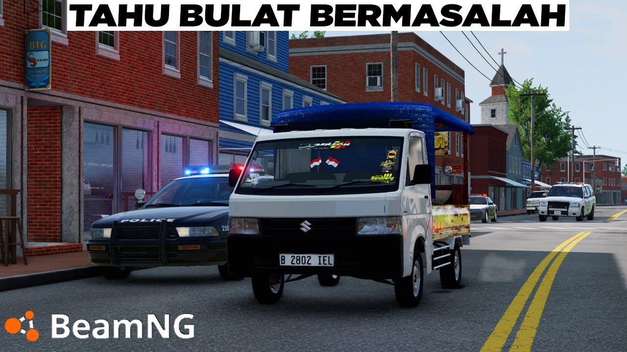 Admin Tolong, Lagi Pirsuit Banyak Crashnya Ini 😭😭 BeamNG Drive Gameplay Indonesia