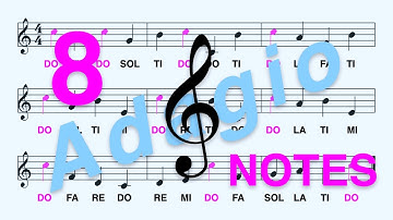 Treble (G) Clef, Do Re... (Ti): Learn to Read the DO Note in Less Than 2 Minutes (Adagio, 8 Notes)
