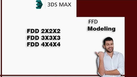 FFD Modifiers in Autodesk 3Ds Max  tutorial