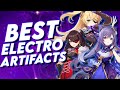 BEST Artifacts for ELECTRO Characters | Genshin Impact Guide | Fischl Razor Keqing Beidou Lisa