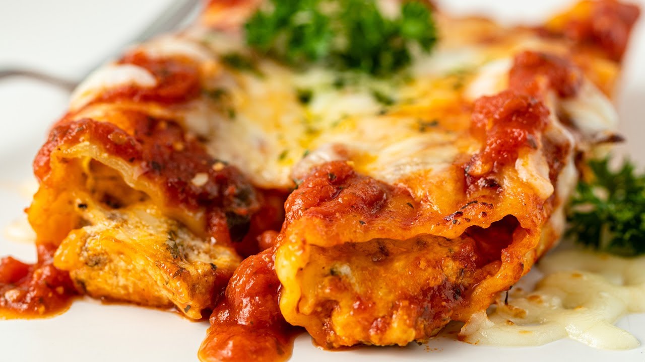 Beef and Cheese Manicotti - YouTube