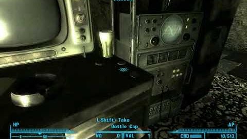 Fallout 3 Point Lookout --- Exploding the Calvert Mansion