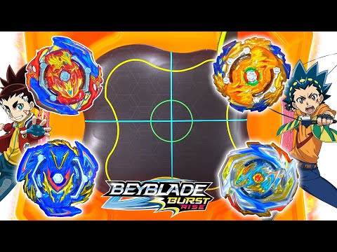 NEW BEYBLADE BURST RISE HYPERSPHERE REAL LIFE ANIME STADIUM!