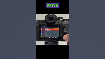 Timelapse menu settings for Sony A7 cameras.