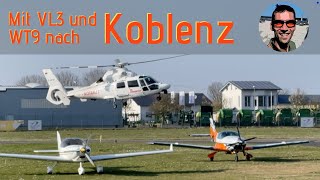 : Mit VL3 und WT9 zu Rhein und Mosel - Koblenz - Ultraleichtflugzeug