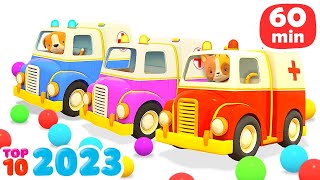Yardımcı Arabalar! TOP10 2023! Çizgi film izle! Çocuklar için araba oyunları