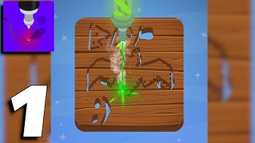 Laser Cutting - Gameplay Part 1 Levels 1-12 (Android, iOS)