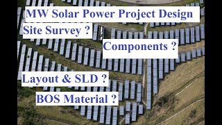 MW Solar Power Plant Design | How To Design MW Solar Plants | Solar System Project