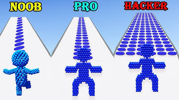 NOOB vs PRO vs HACKER - Sandman Run !