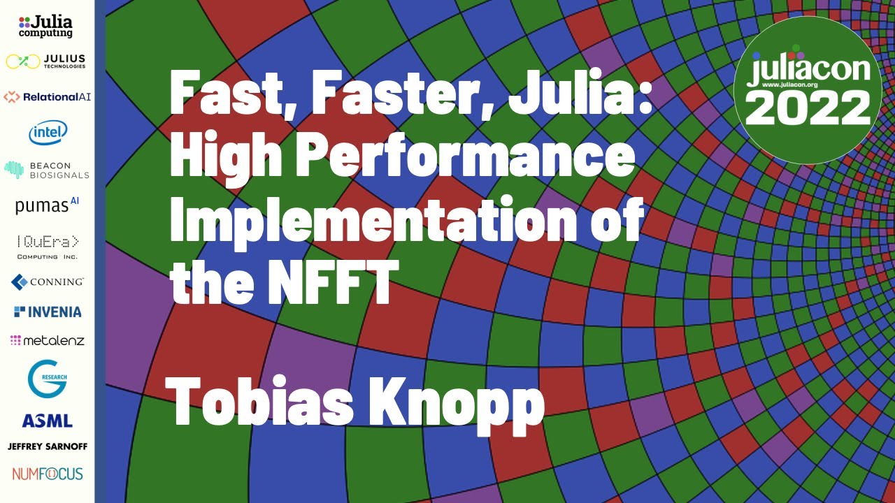Fast, Faster, Julia High Performance Implementation of the NFFT