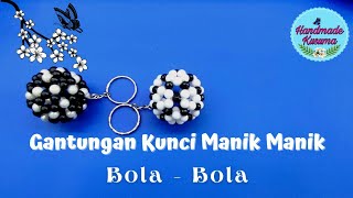 Gantungan Kunci Manik Manik Bola Bola