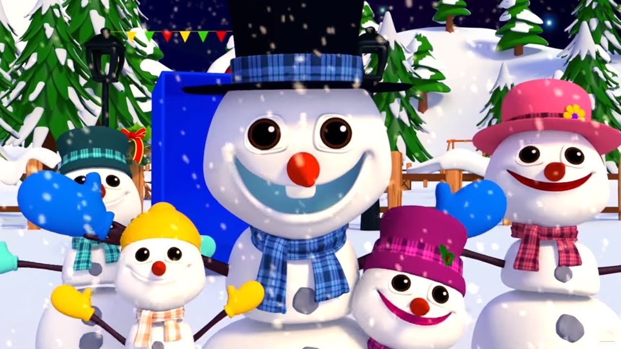 dedo familia del muñeco de nieve | bailando muñeco de nieve para niños -  YouTube