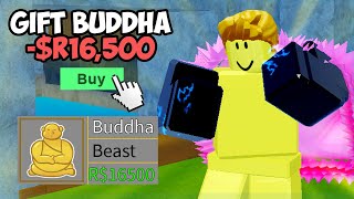 Gifting Everyone PERMANENT BUDDHA FRUIT In Roblox Blox Fruits