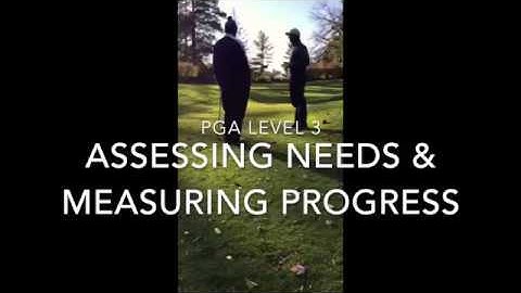 Assessing Needs & Measuring Progress
