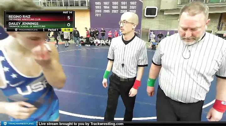 138 Lbs Semifinal - Regino Raiz, The Empire Wrestl...