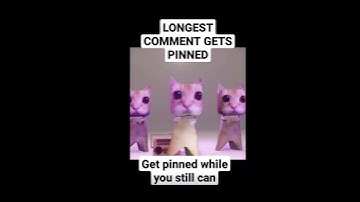 Longest Comment Gets Pinned!!!!!