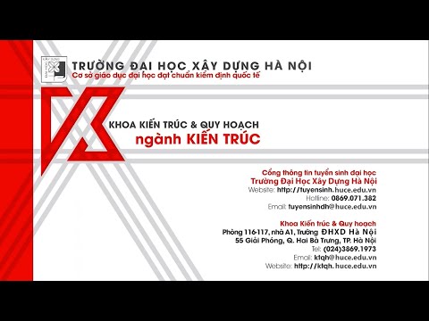 Video Ngành Kiến trúc - Trường Đại học Xây dựng Hà Nội (2022) - YouTube