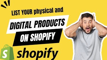 How to list to physical and digital products on Shopify  (BEGINNER GUIDE 2025)