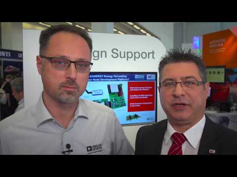 Bostjan Bitenc and Lorandt Fölkel talk about the Gleanergy Kit at embedded world 2018 trade show