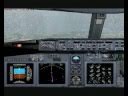 Flight Simulator Demonstration: Manual low visibility landing in PMDG 737