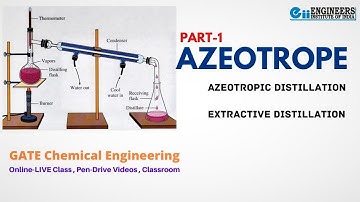 AZEOTROPES : Part-1  Azeotropic distillation , Extractive distillation