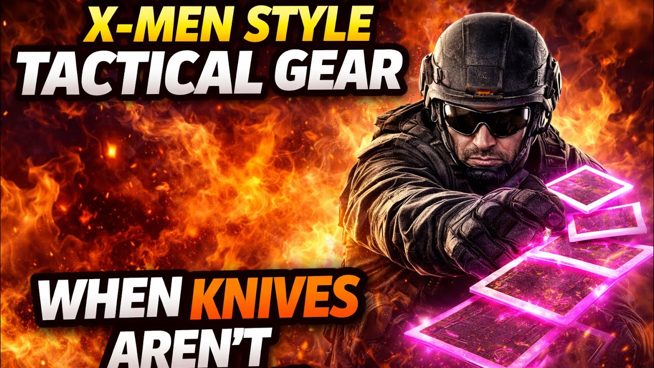 X-Men Level Tactical Gear: When Tactical Knives Aren’t Enough for the SWAT Team.