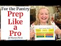 The Ultimate Four Corners Pantry System: PREP LIKE A PRO!