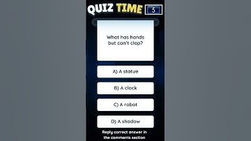 What has hands but can’t clap?