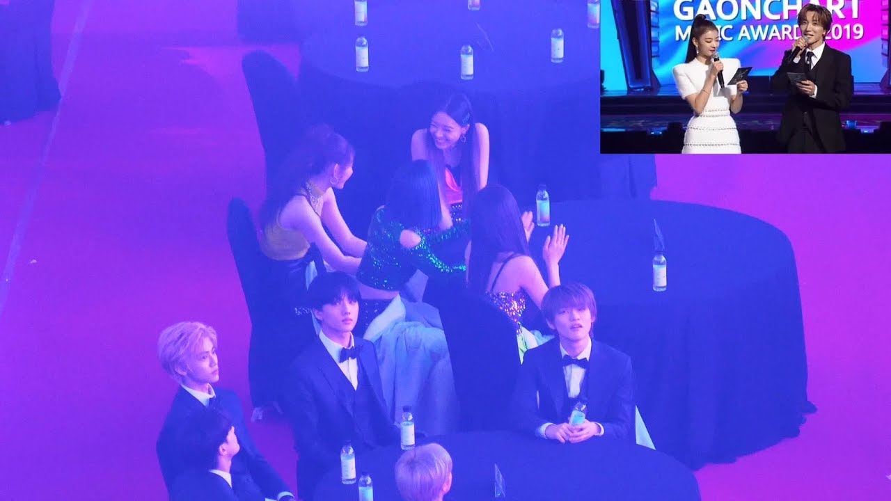 [시상자로 나온 리아(LIA)] 응원해주는 있지(ITZY) + NCT DREAM Reaction 직캠@200108