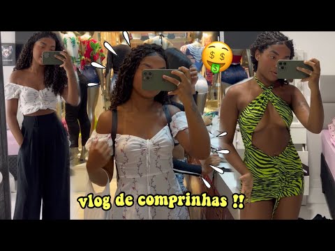 vlog: GASTEI TODO MEU DINHEIRO COM ROUPASSS!!