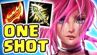 ONE AUTO ATTACK ONE KILL ?! NEW FULL AD VI JUNGLE | ARE THESE VI BUFFS TOO MUCH?! NIGHTBLUE3 2.0