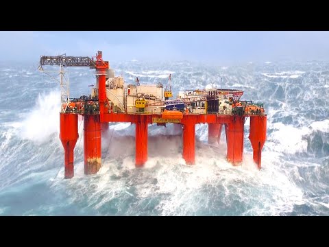 Video: Dokážou ropné plošiny odolat hurikánům?
