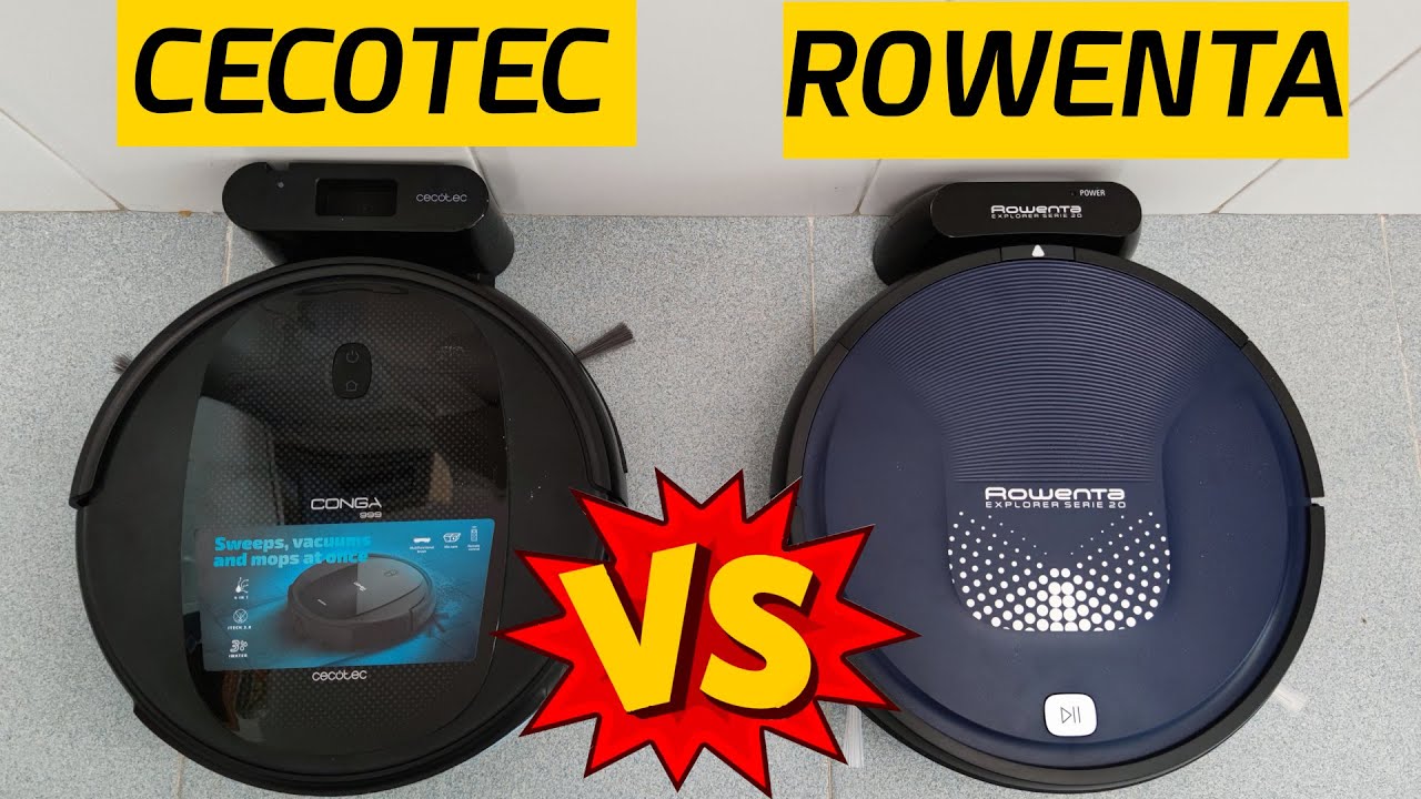 Conga 999 Vital vs Rowenta Xplorer 20 Aqua ❗ ¿Cuál es el MEJOR ASPIRADOR  BARATO? - YouTube
