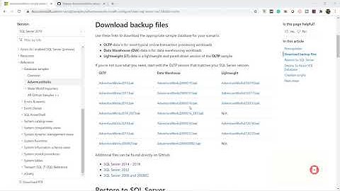 Download and Restore AdventureWorks Database in SQL 2019 | SQL Tutorial | Learn SQL | Day 2