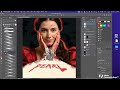 Photoshop: Transform Part of a Movie Poster Title