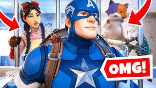 ESCAPE FROM CAPTAIN AMERICA (Fortnite Cops & Robbers)