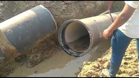 DI Pipe Gap closing Laying work‎@gladydennyvideos3103 