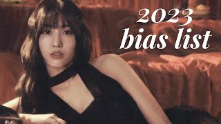 My Kpop Bias List 2023