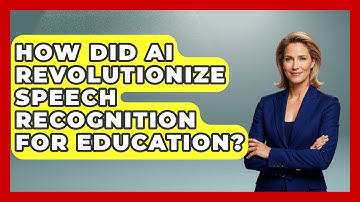 How Did AI Revolutionize Speech Recognition For Education? - Safe AI for The Classroom