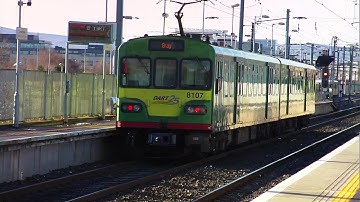 IE 8100 Class Dart Train number 8107 - Clontarf Road Station, Dublin