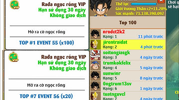Ngọc Rồng Online - Nhận Quà Top 1, Rương Mới, Mở x120 Rada Ngọc Rồng VIP!!! #nro #ngocrongonline