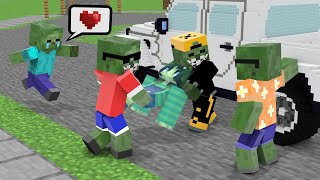 Monster School : Zombie Boy's love is stolen - Minecraft Animation