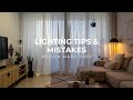 How to light a space  mistakes rules  lighting in interior design