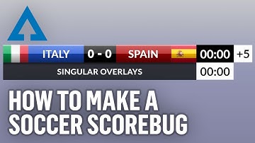 How to Make a Soccer Scorebug