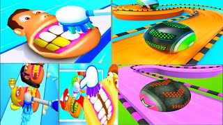 Teeth Runner! | Going Bolls - All Level Gameplay Android,iOS NEW APK GAMES screenshot 1