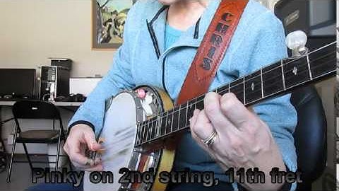 Banjo - How to Play Foggy Mountain Breakdown High Break