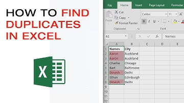 🔴 How to Find Duplicates in an Excel Worksheet