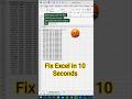 Fix a Messy Excel Spreadsheet in 10 Seconds 😱 (No Manual Work!)