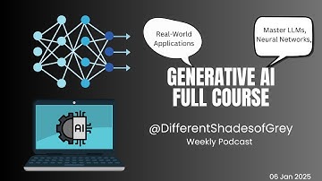 Generative AI Full Course | Master LLMs, Neural Networks, and Real-World Applications